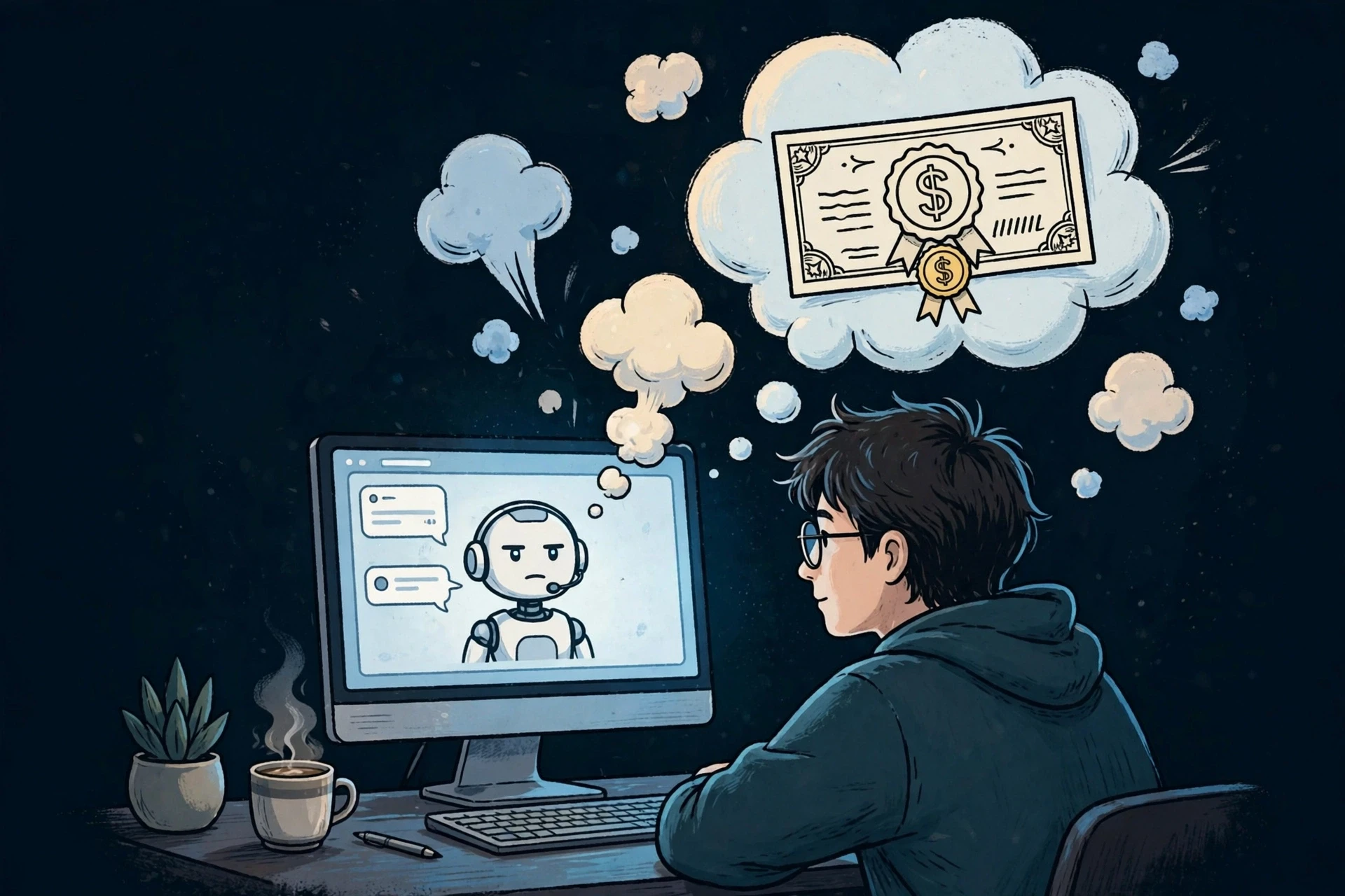 AI幻觉首例案插图：用户咨询AI，AI承诺错了赔钱